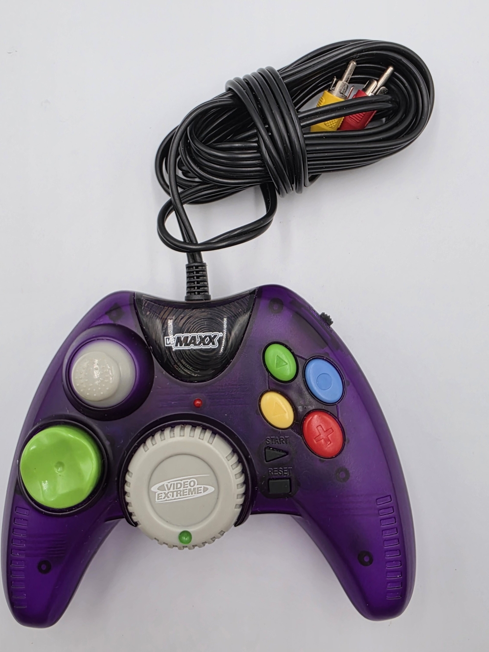 2004 Senario Video Extreme V-MAXX Plug & Play TV Video Game Controller Purple